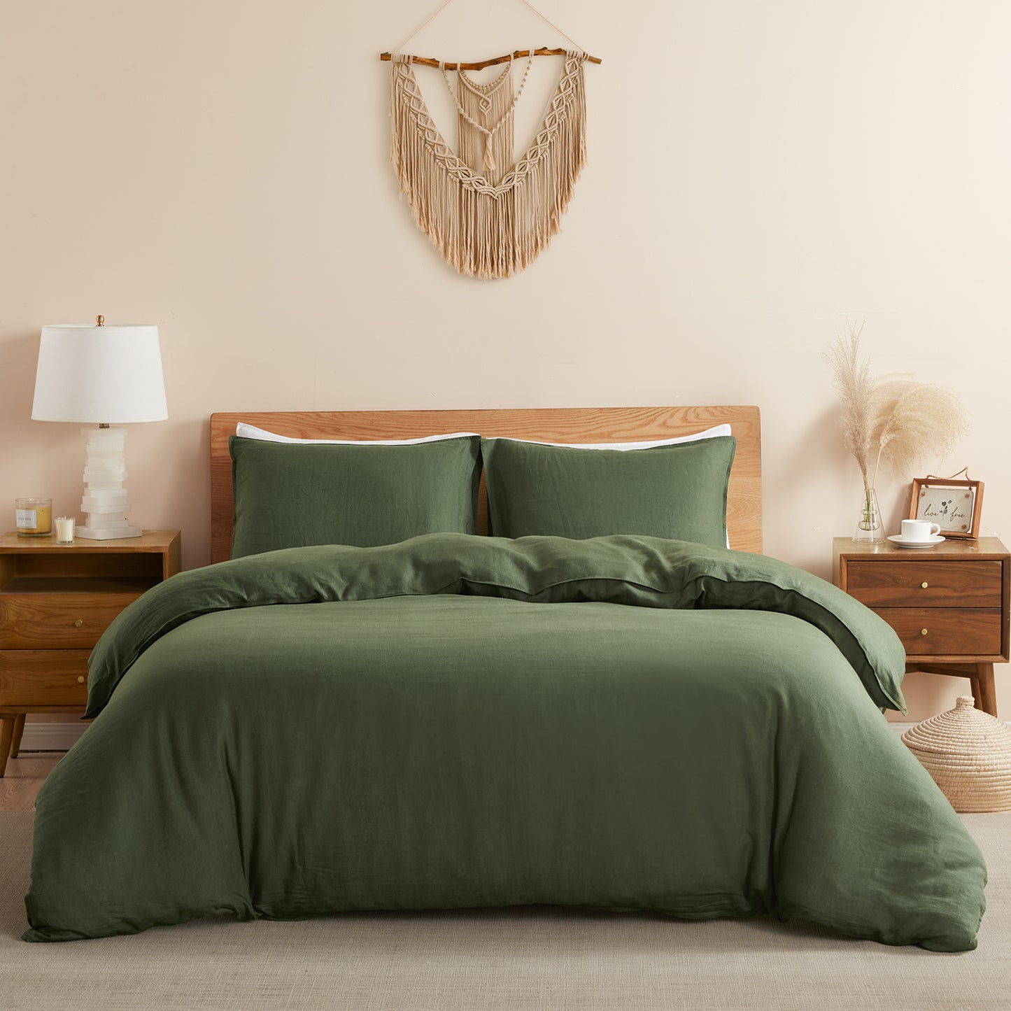 100% Linen Duvet Cover Set