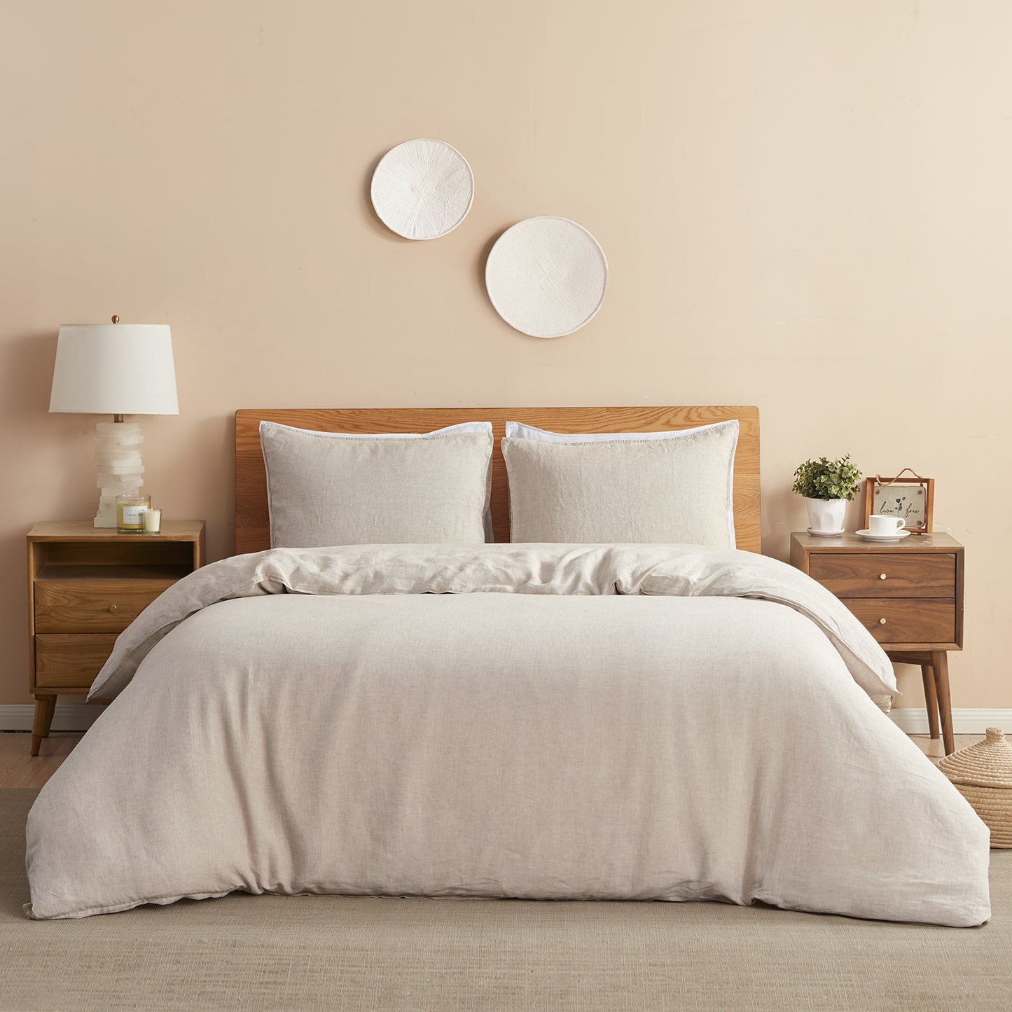 100% Linen Duvet Cover Set