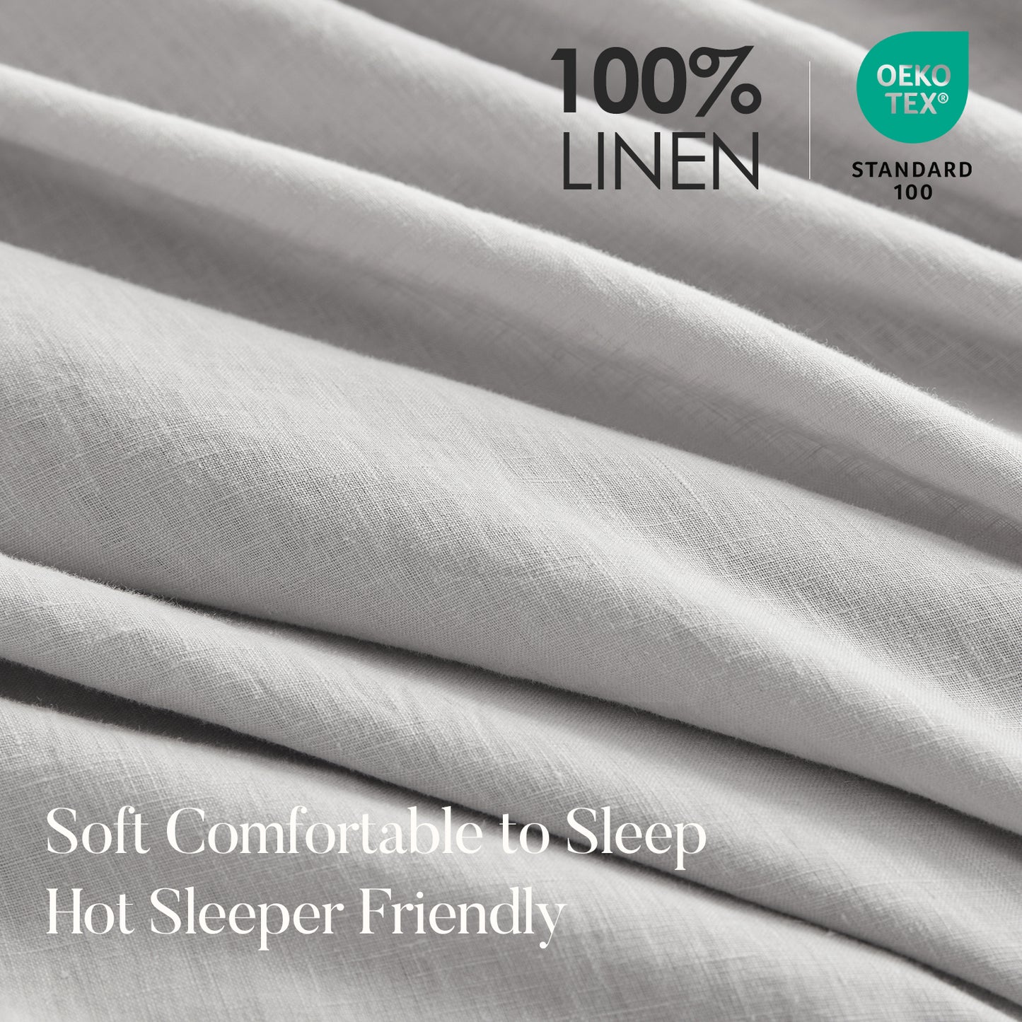 100% Linen Duvet Cover Set