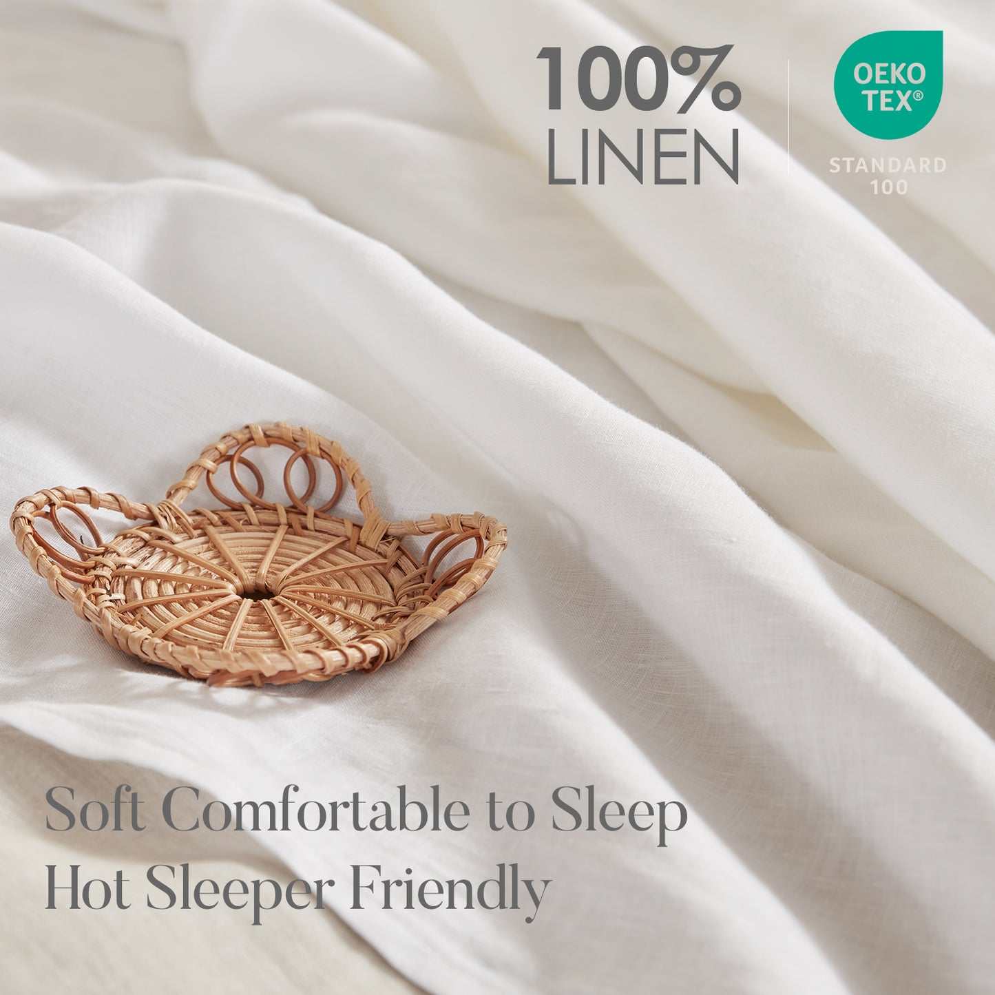 100% Linen Duvet Cover Set