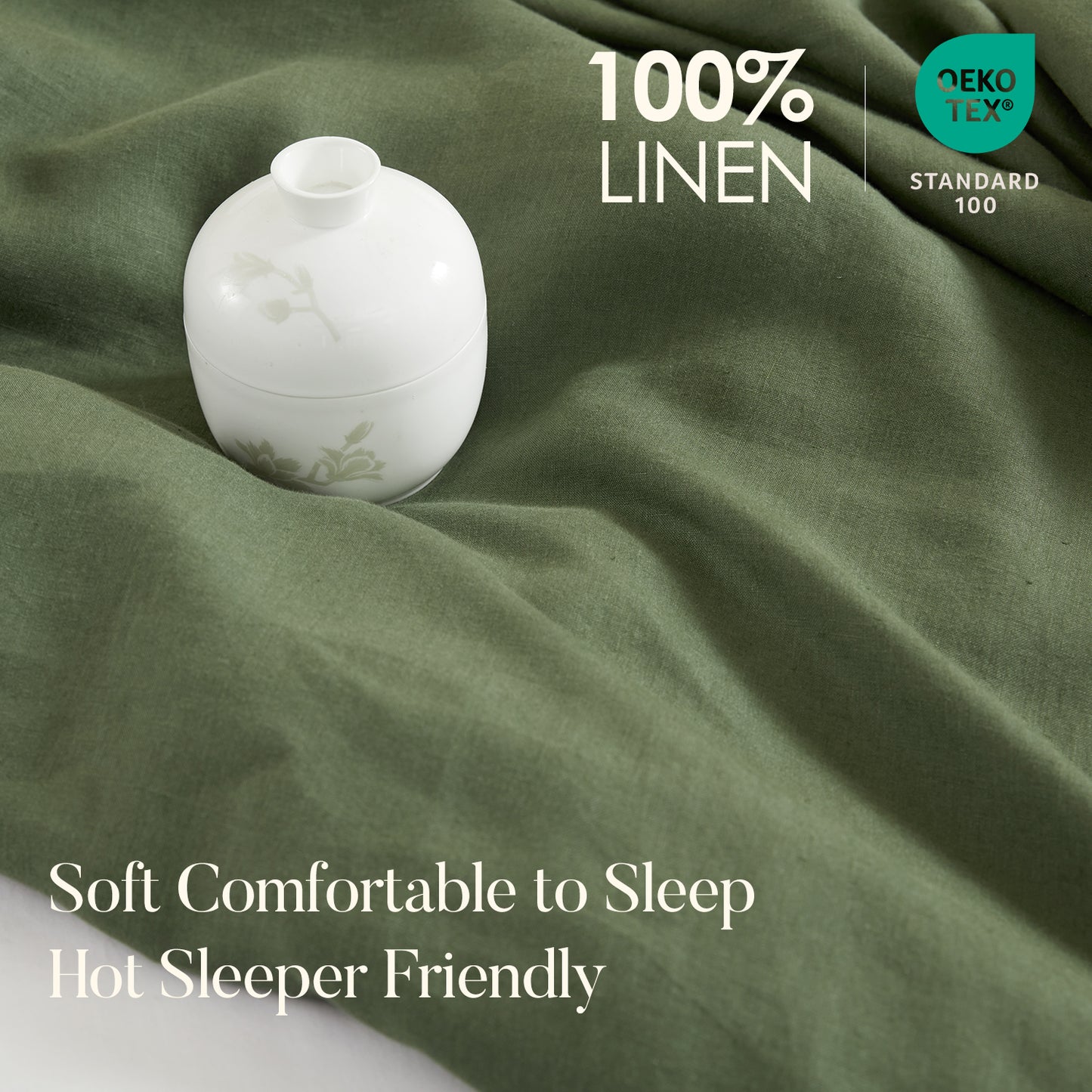 100% Linen Duvet Cover Set