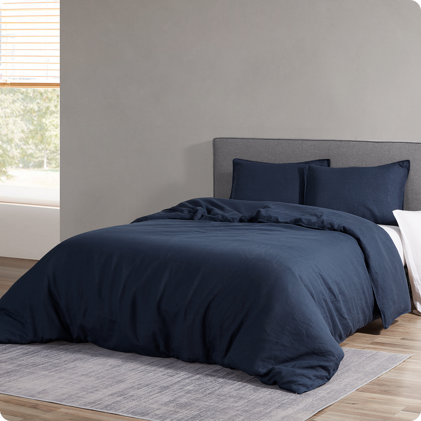 100% Linen Duvet Cover Set