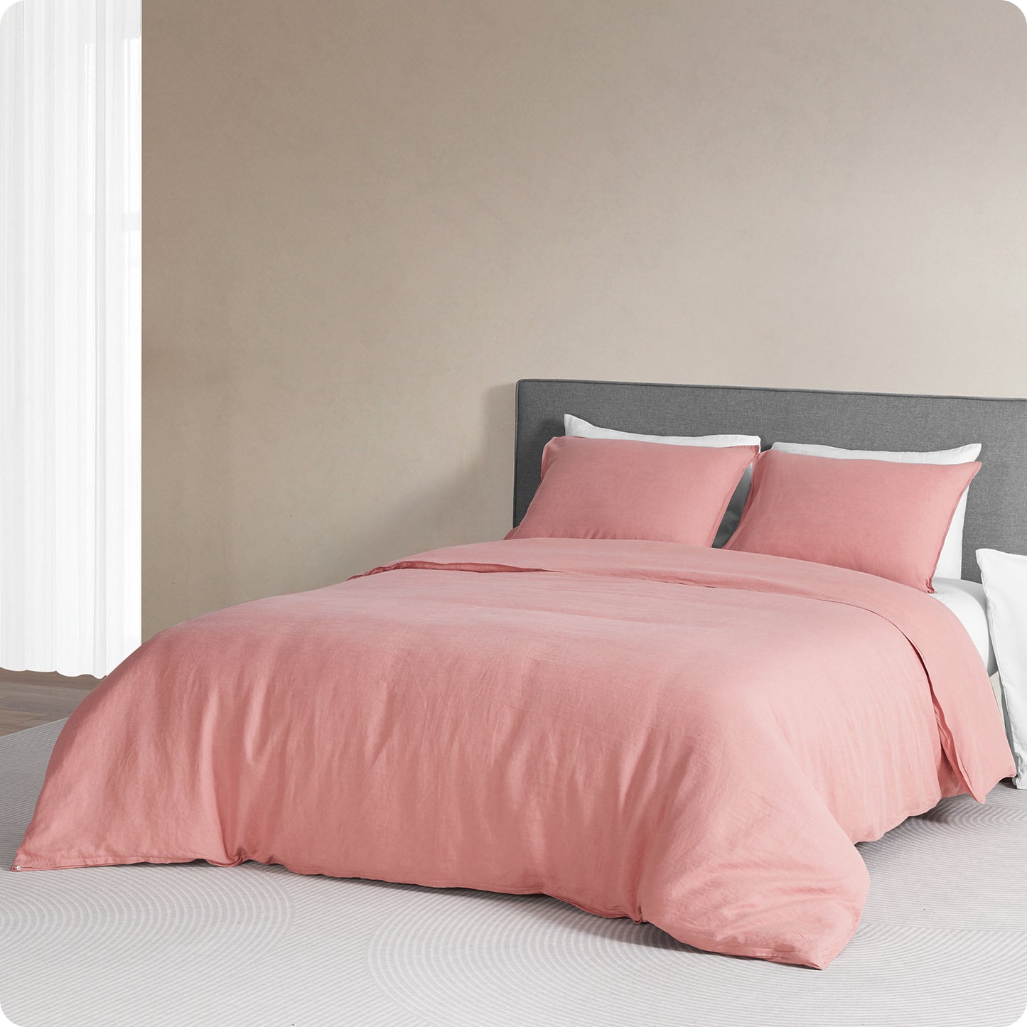 100% Linen Duvet Cover Set