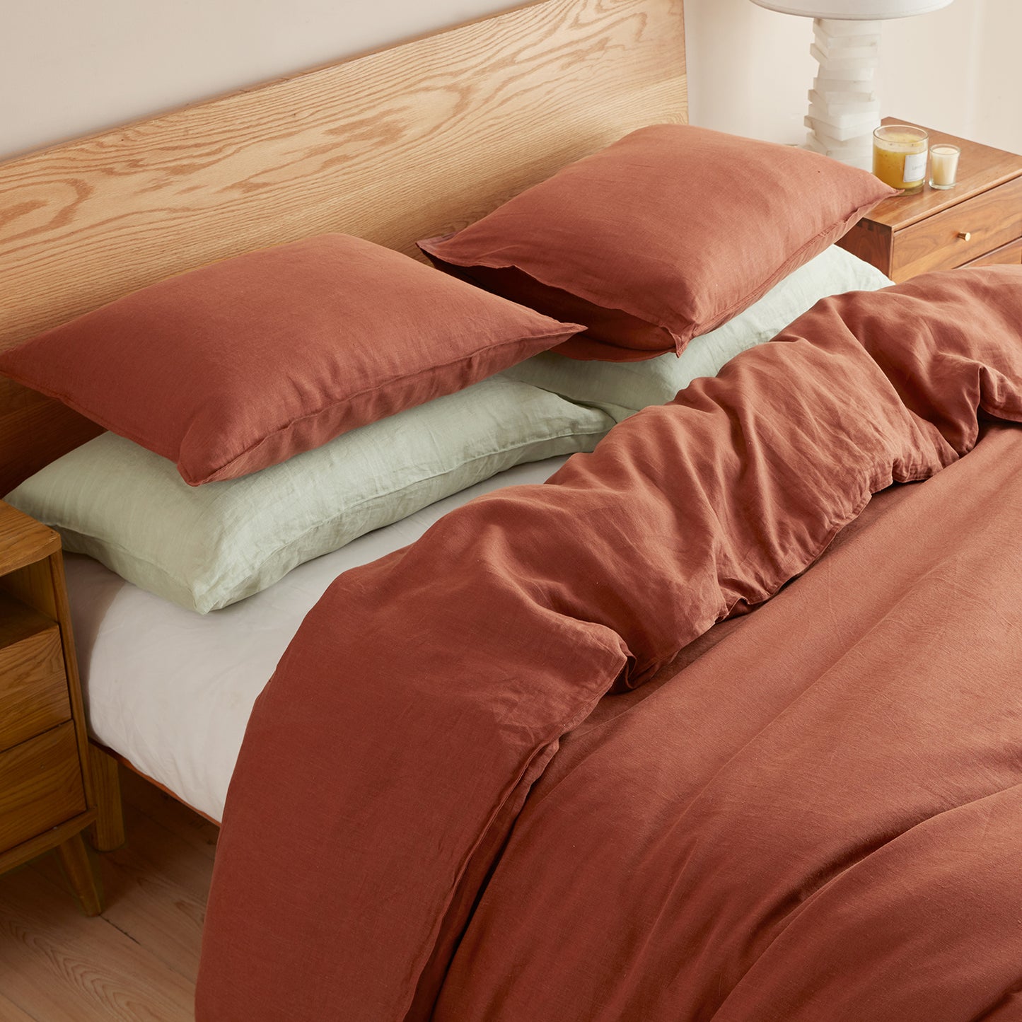 100% Linen Duvet Cover Set