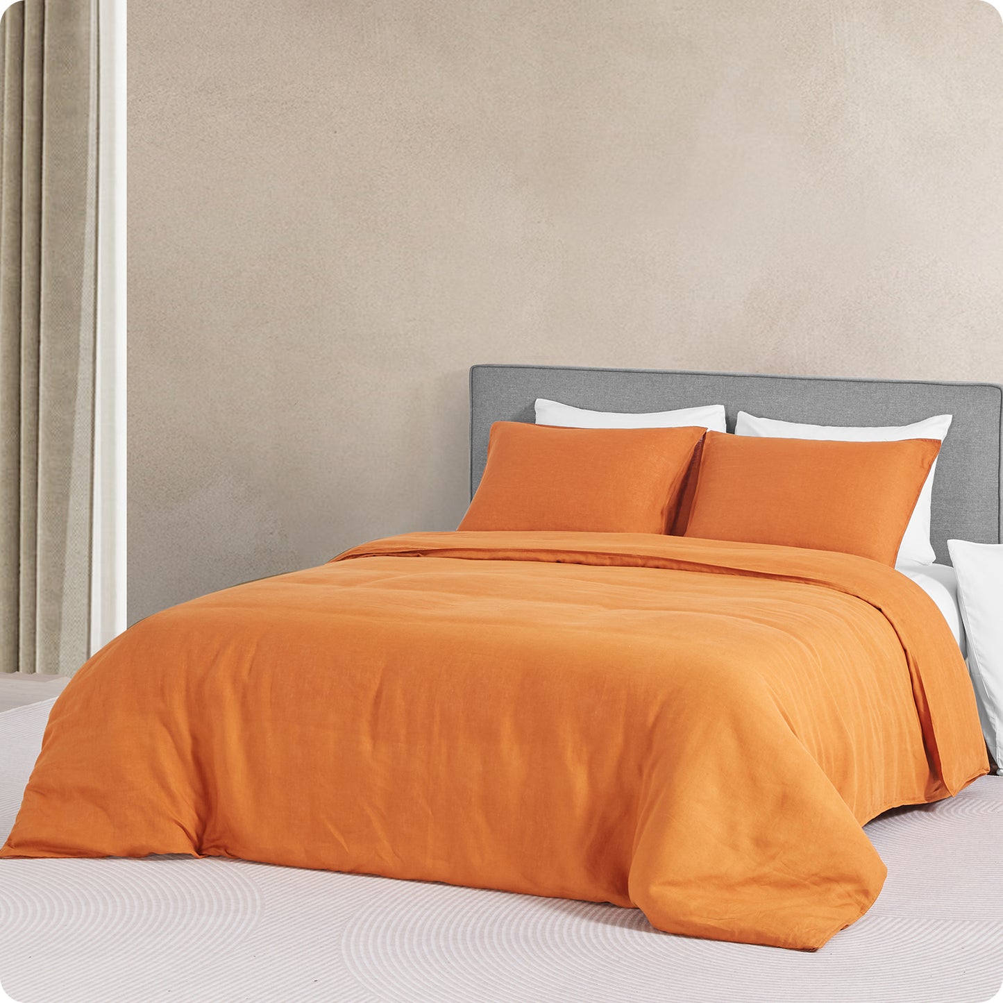 100% Linen Duvet Cover Set