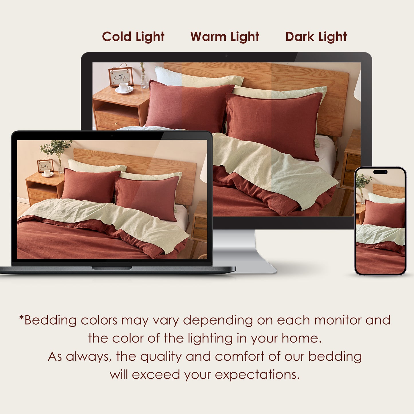 100% Linen Duvet Cover Set