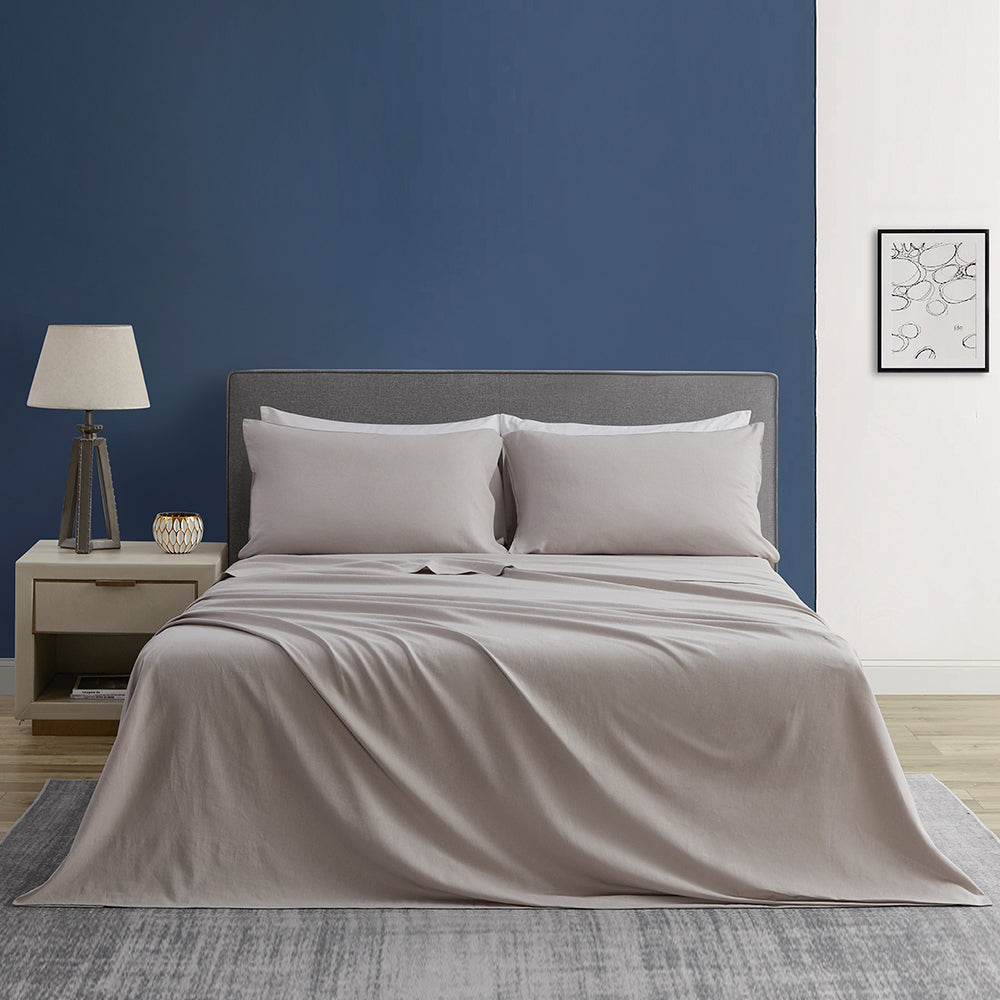 Linen Cotton Blend Sheet Set