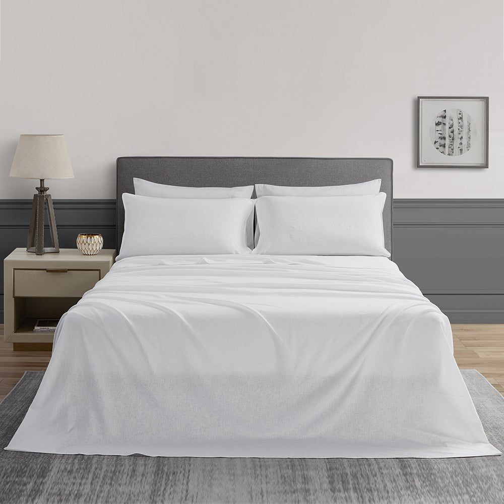 Linen Cotton Blend Sheet Set