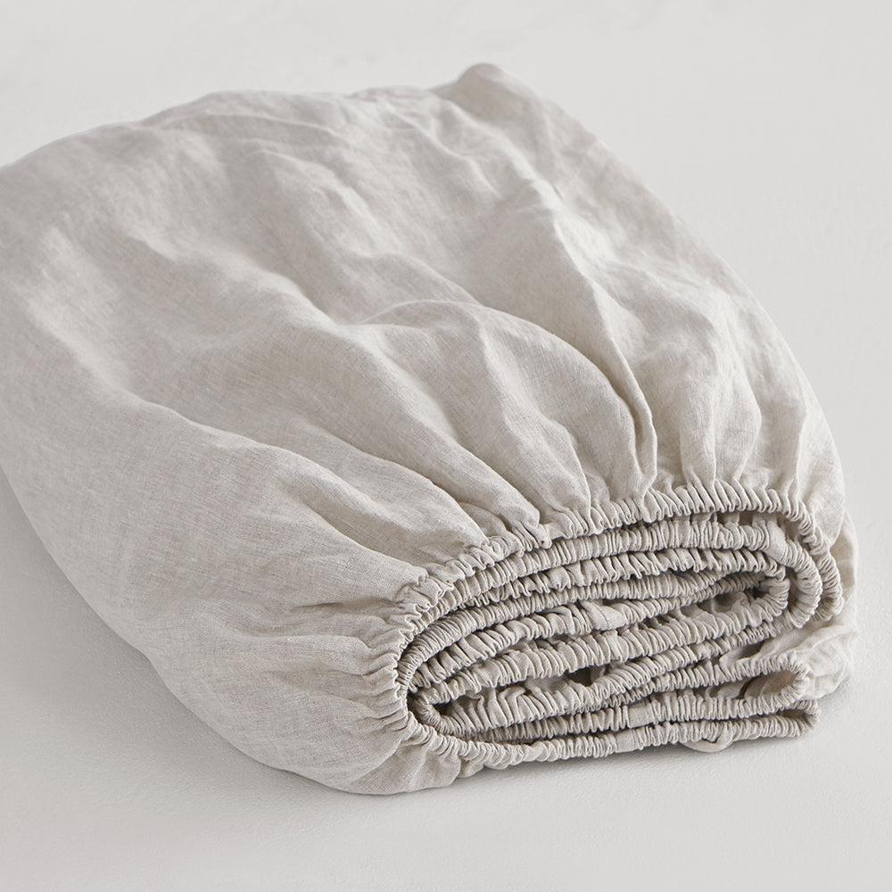 100% Linen Fitted Sheet
