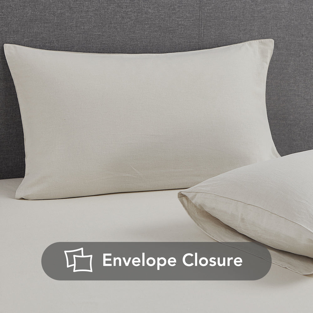 Linen Cotton Blend Sheet Set
