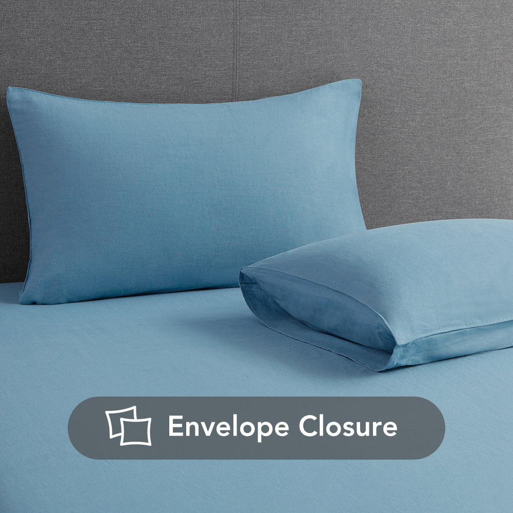 Linen Cotton Blend Sheet Set