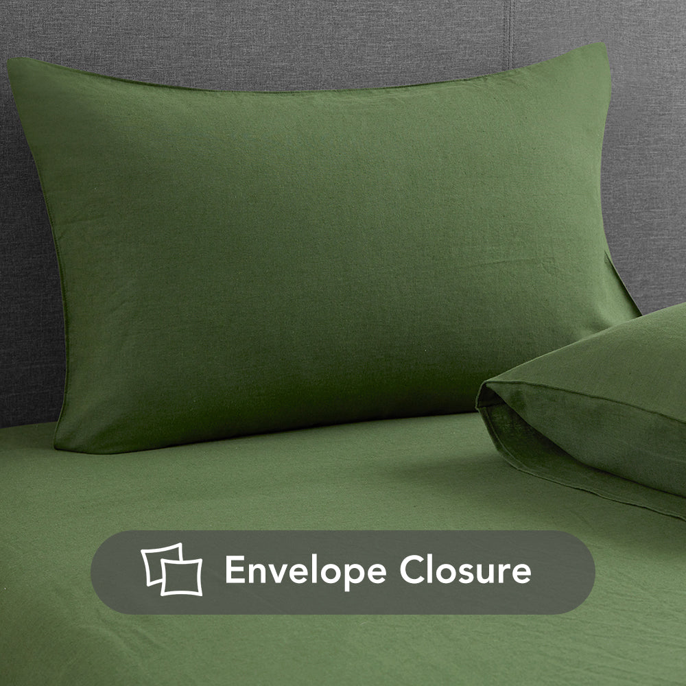 Linen Cotton Blend Sheet Set