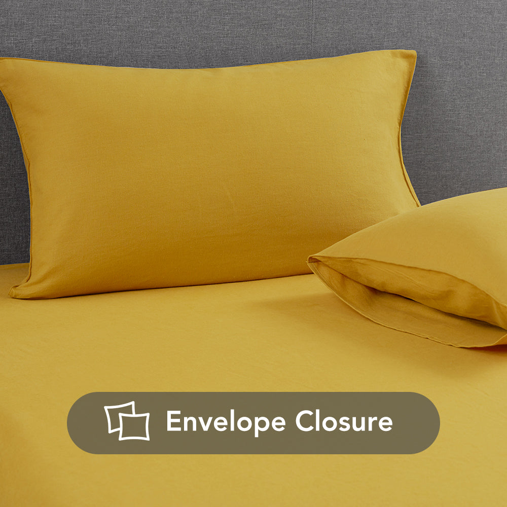 Linen Cotton Blend Sheet Set
