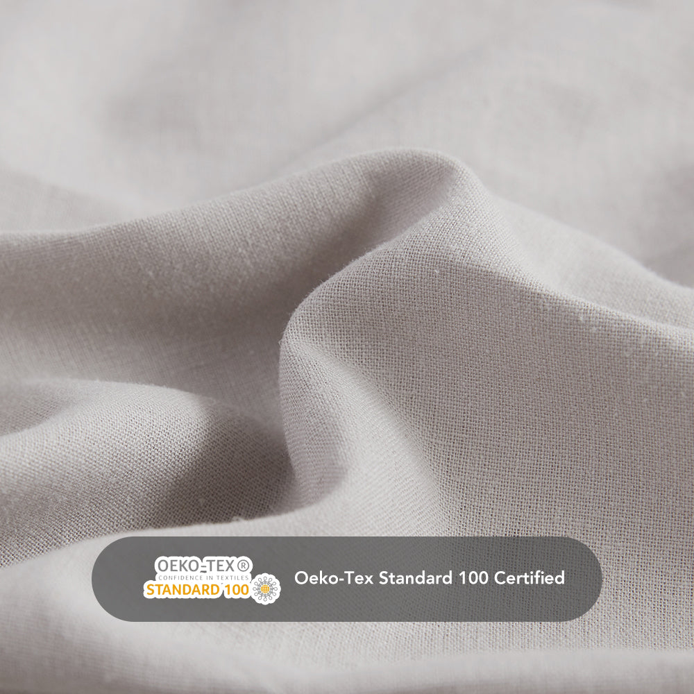 Linen Cotton Blend Sheet Set