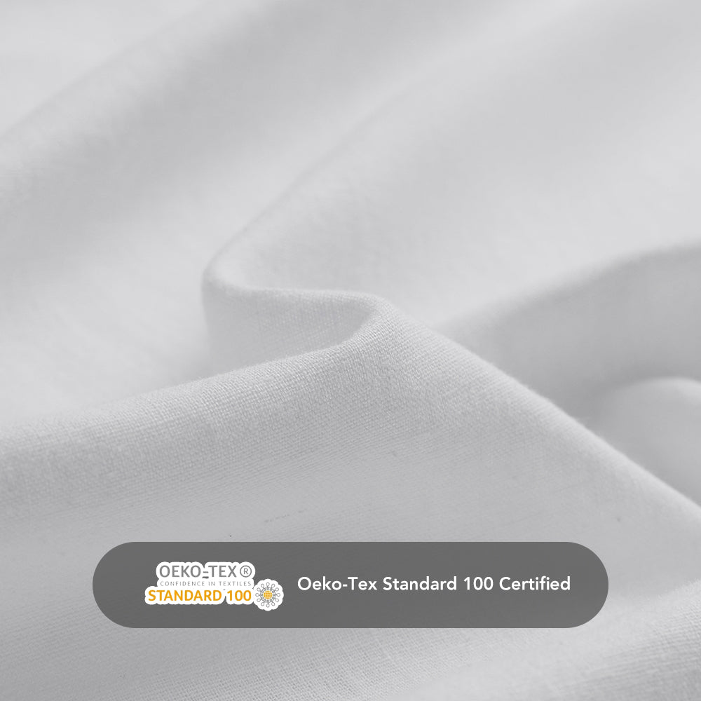 Linen Cotton Blend Sheet Set