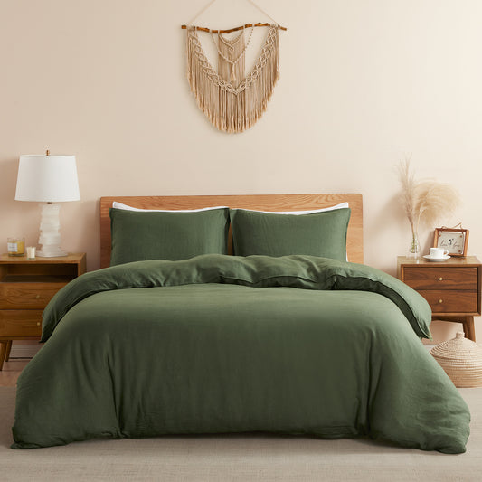 100% Linen Duvet Cover Set