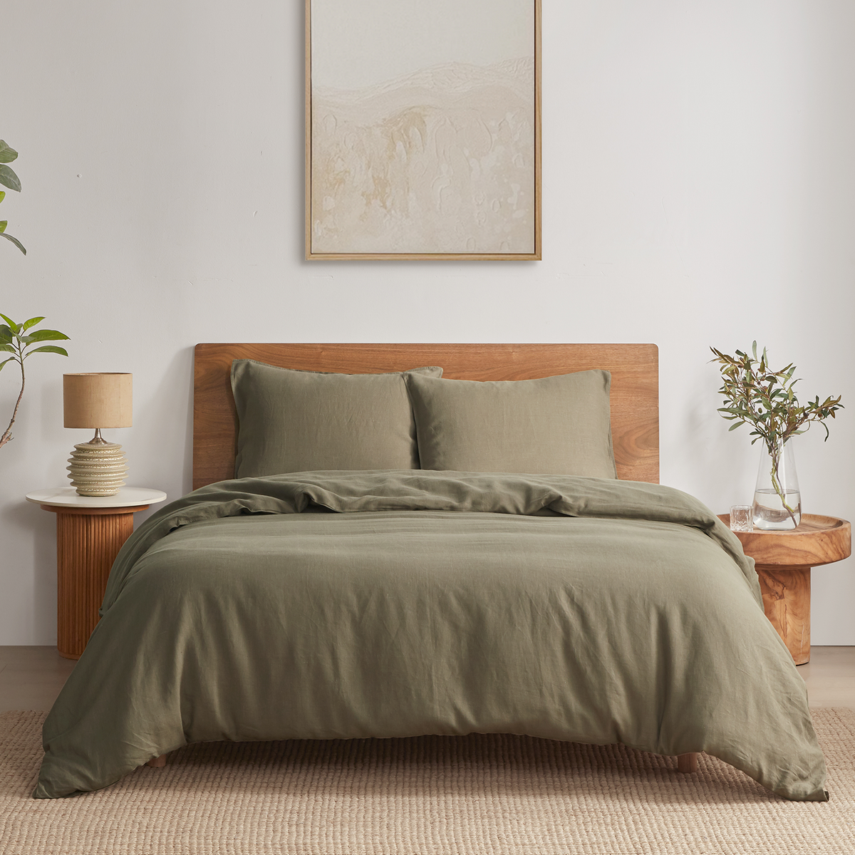 100% Linen Duvet Cover Set