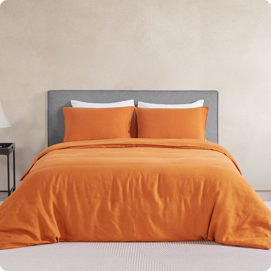 100% Linen Duvet Cover Set