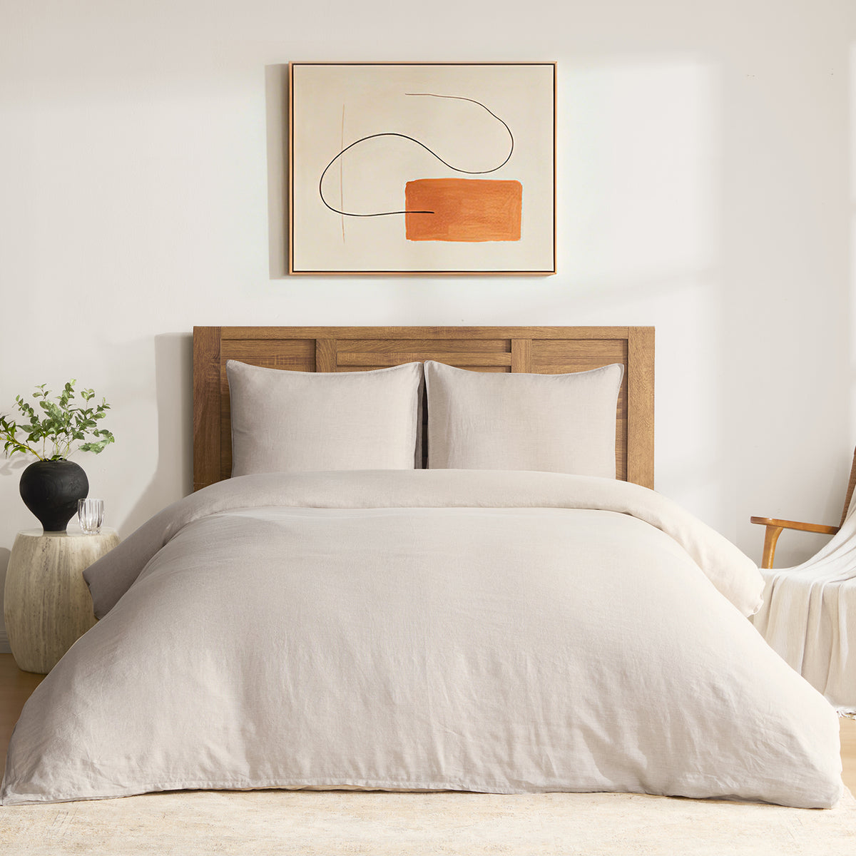 100% Linen Duvet Cover Set