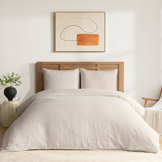 100% Linen Duvet Cover Set