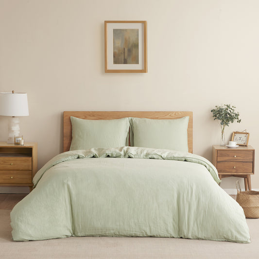 100% Linen Duvet Cover Set