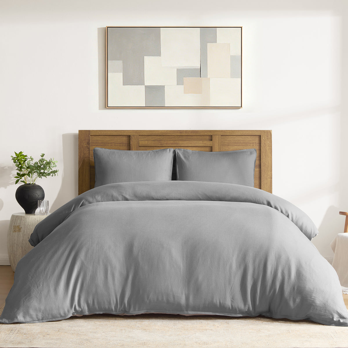 100% Linen Duvet Cover Set