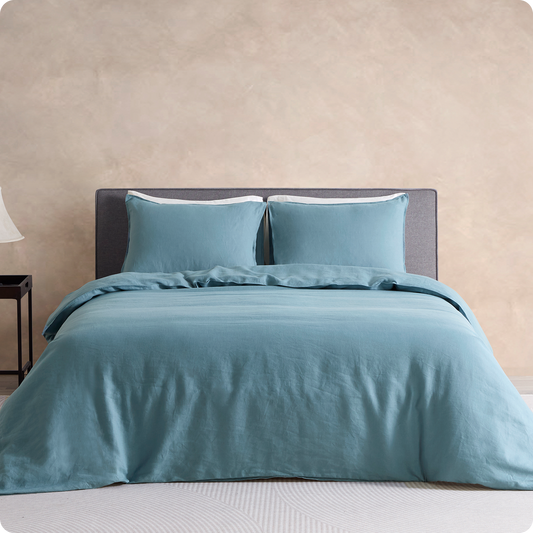 100% Linen Duvet Cover Set