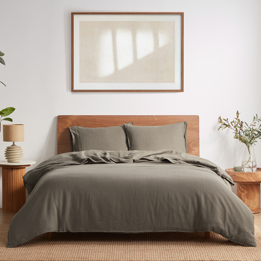 100% Linen Duvet Cover Set