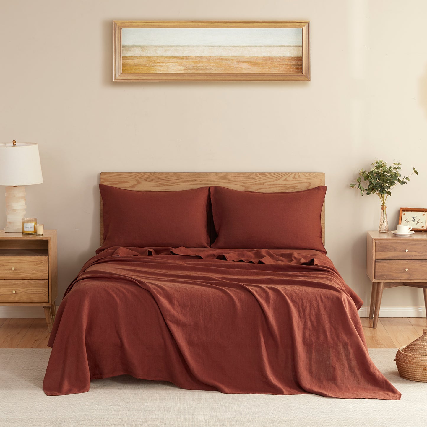 100% Linen Sheet Set