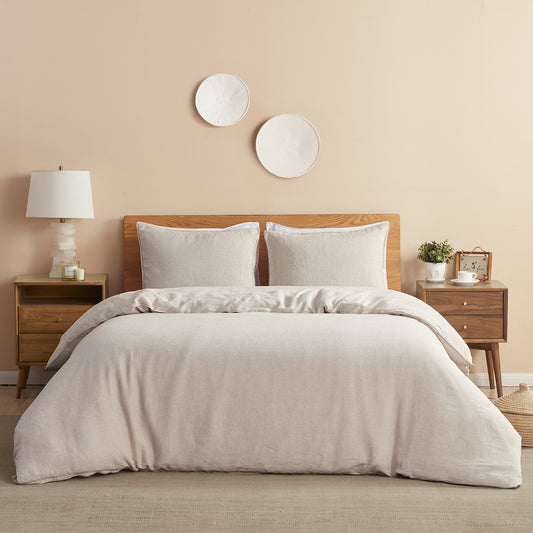 100% Linen Duvet Cover Set
