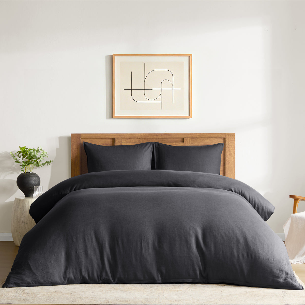 100% Linen Duvet Cover Set