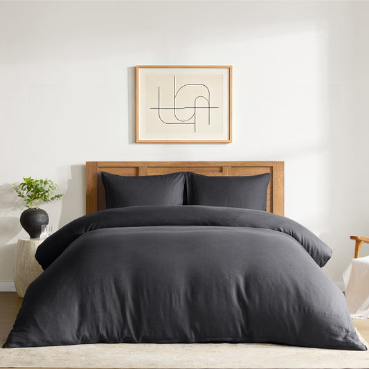 100% Linen Duvet Cover Set