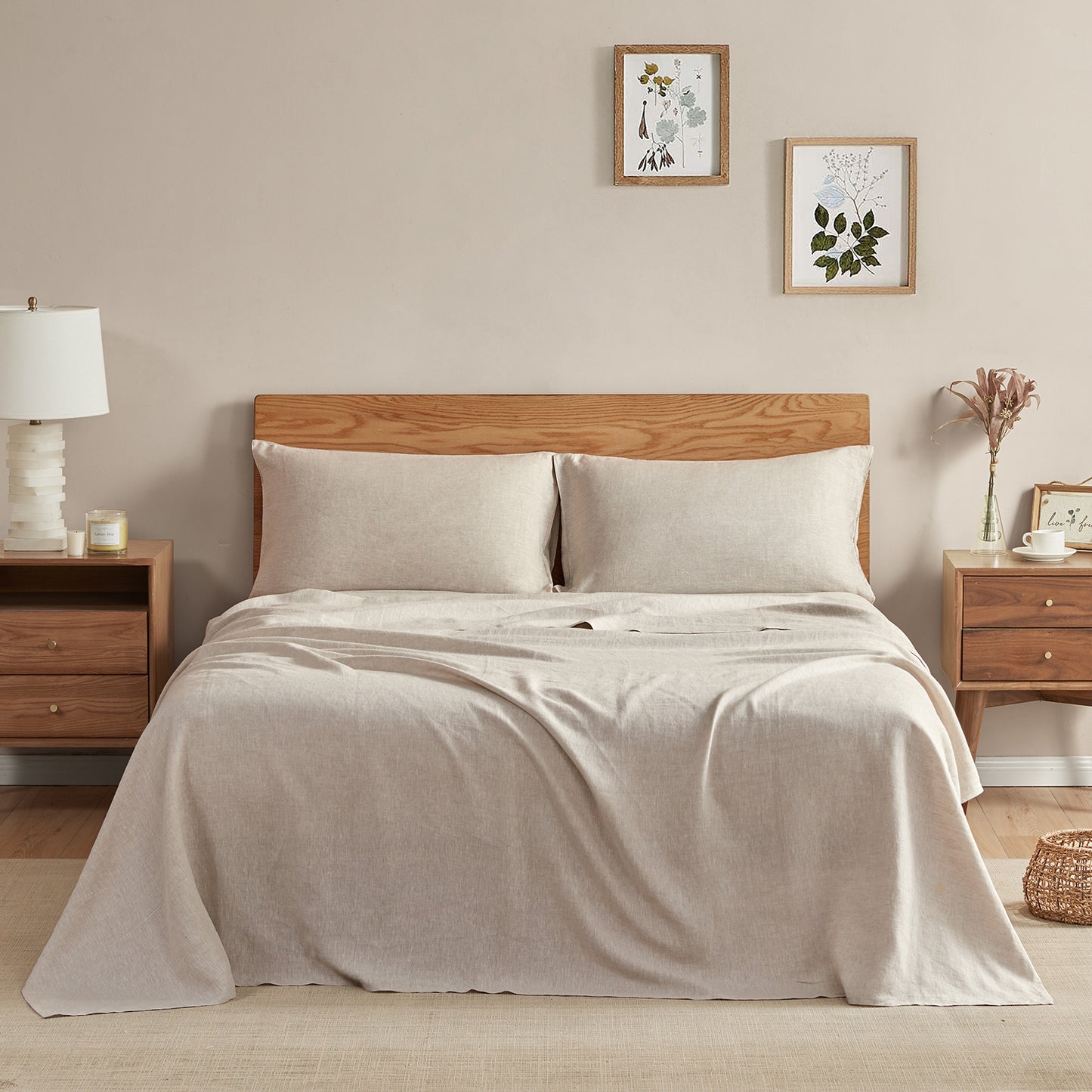 100% Linen Sheet Set