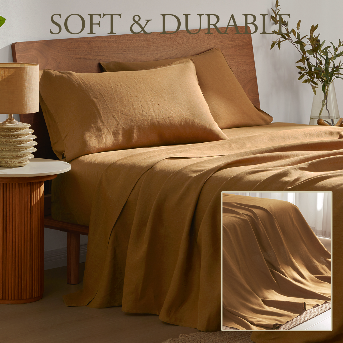 100% Linen Sheet Set