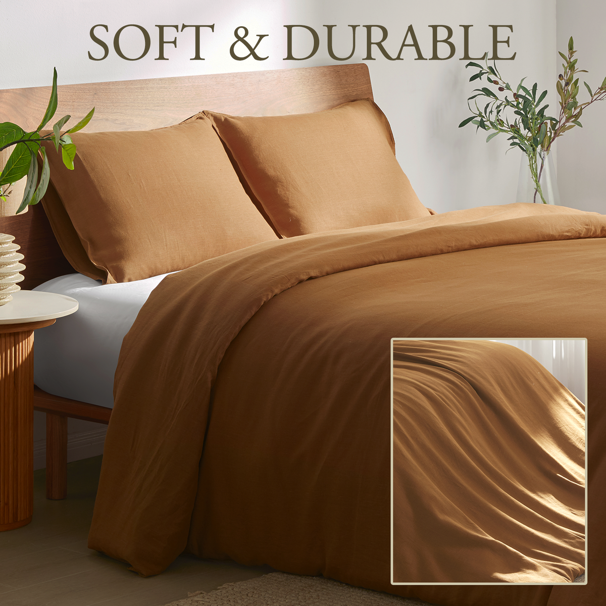 100% Linen Duvet Cover Set