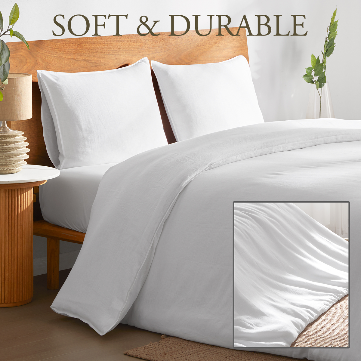 100% Linen Duvet Cover Set