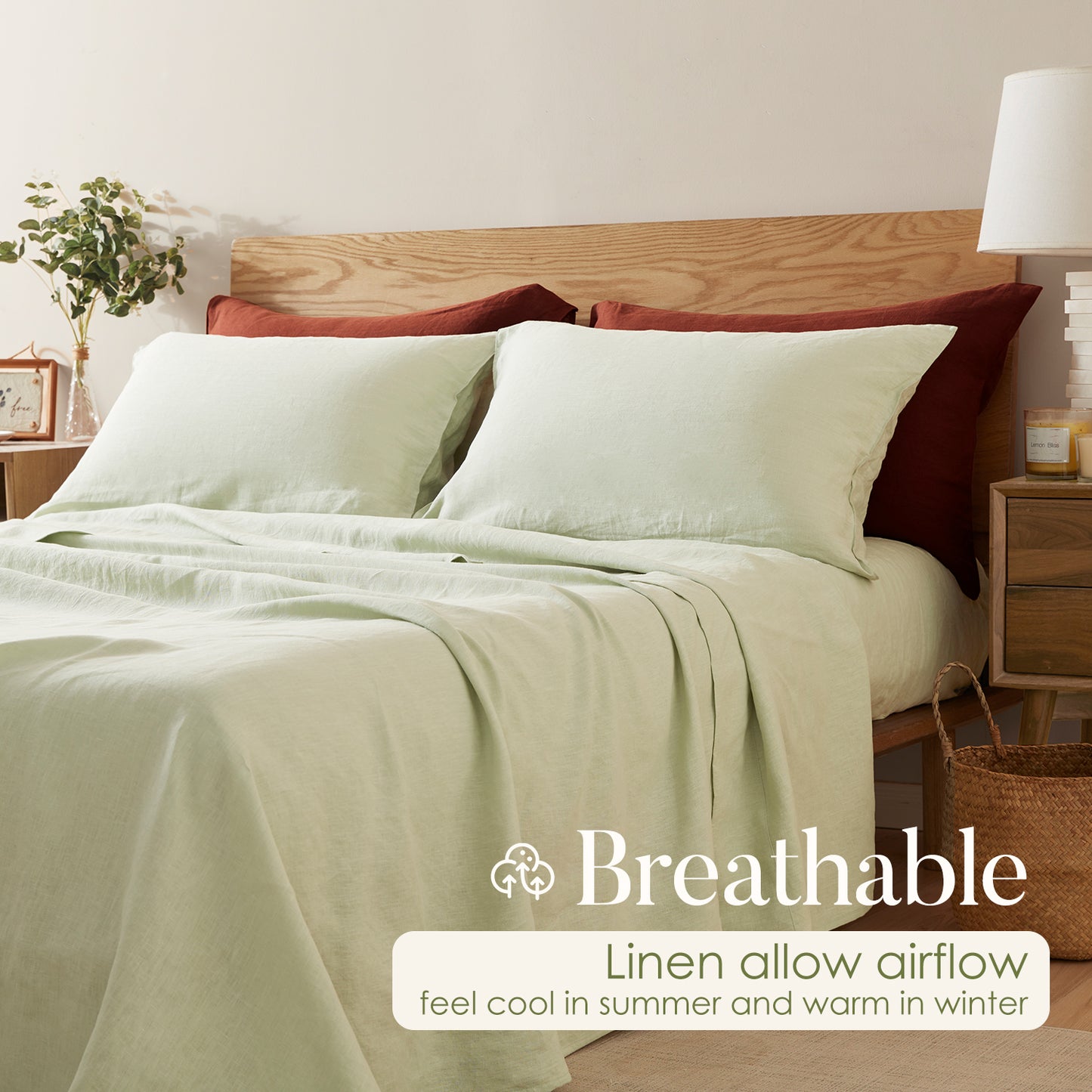 100% Linen Sheet Set