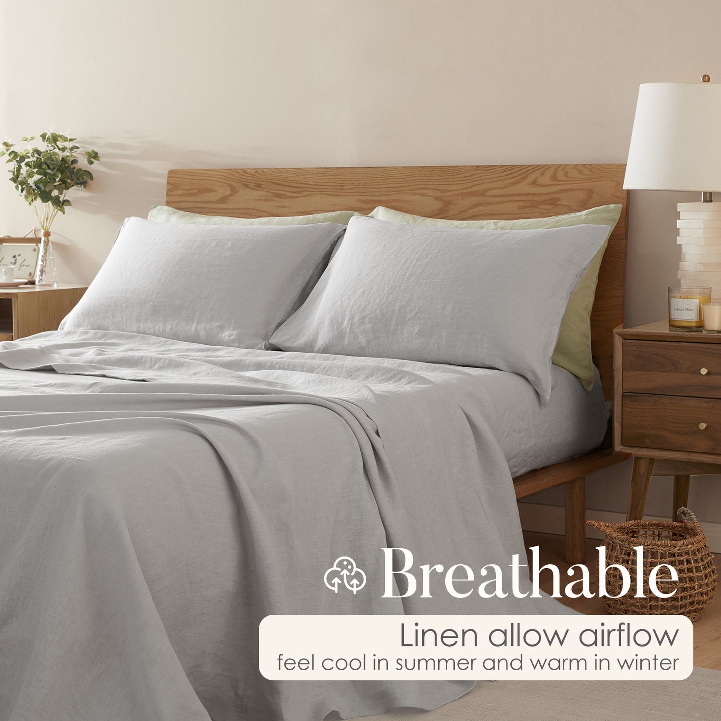 100% Linen Sheet Set