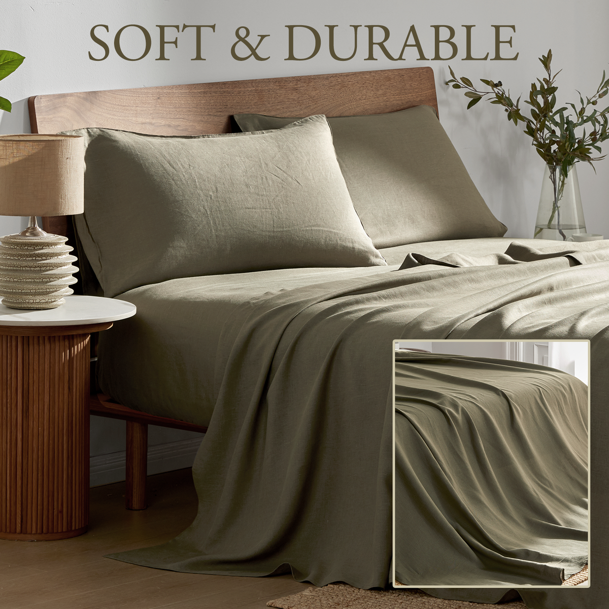 100% Linen Sheet Set