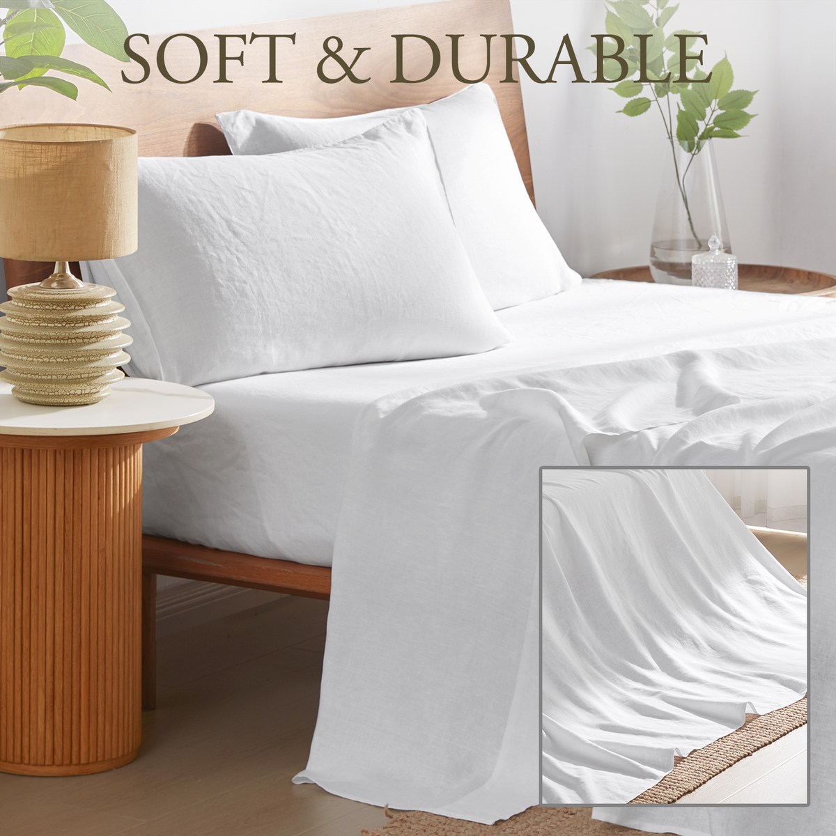 100% Linen Sheet Set