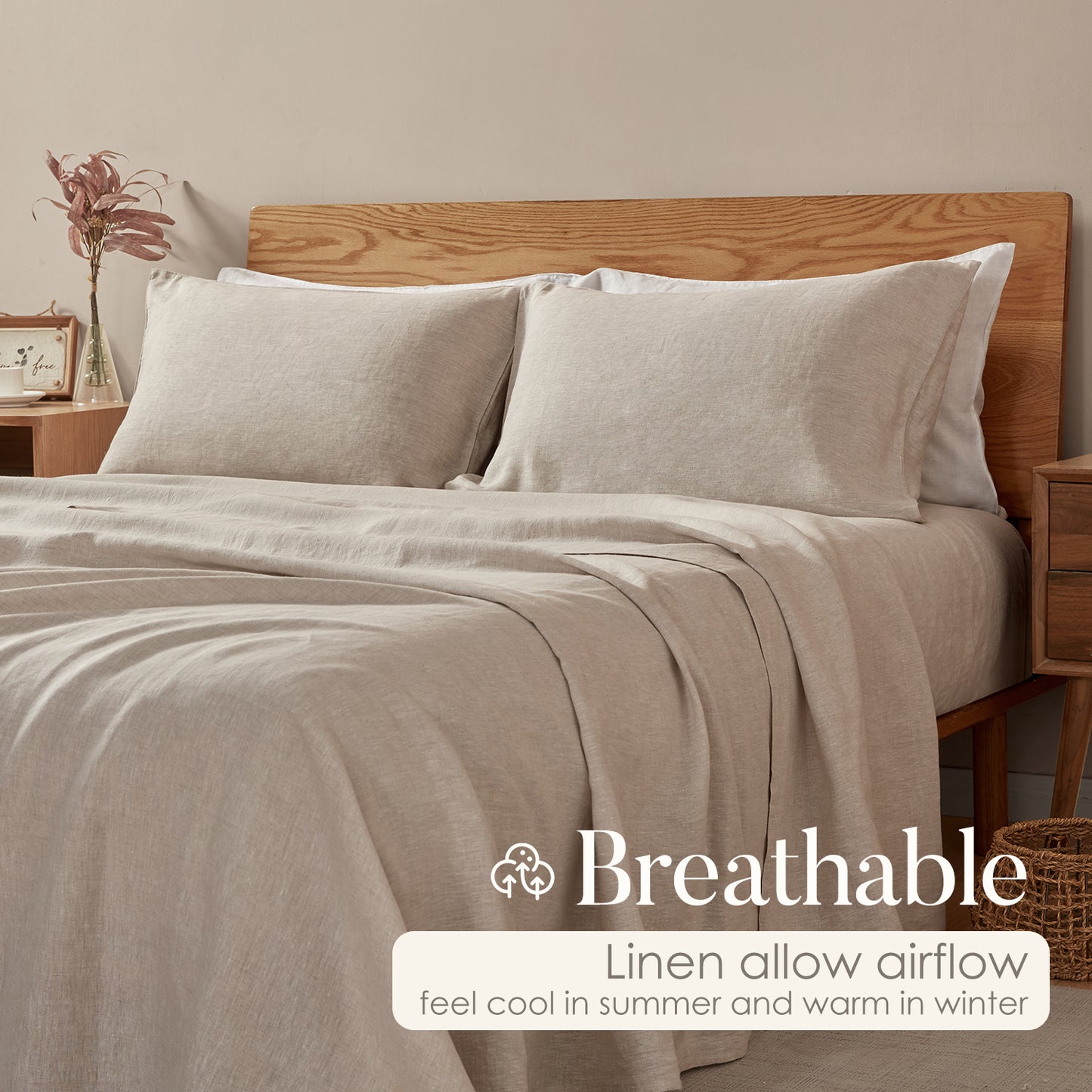 100% Linen Sheet Set