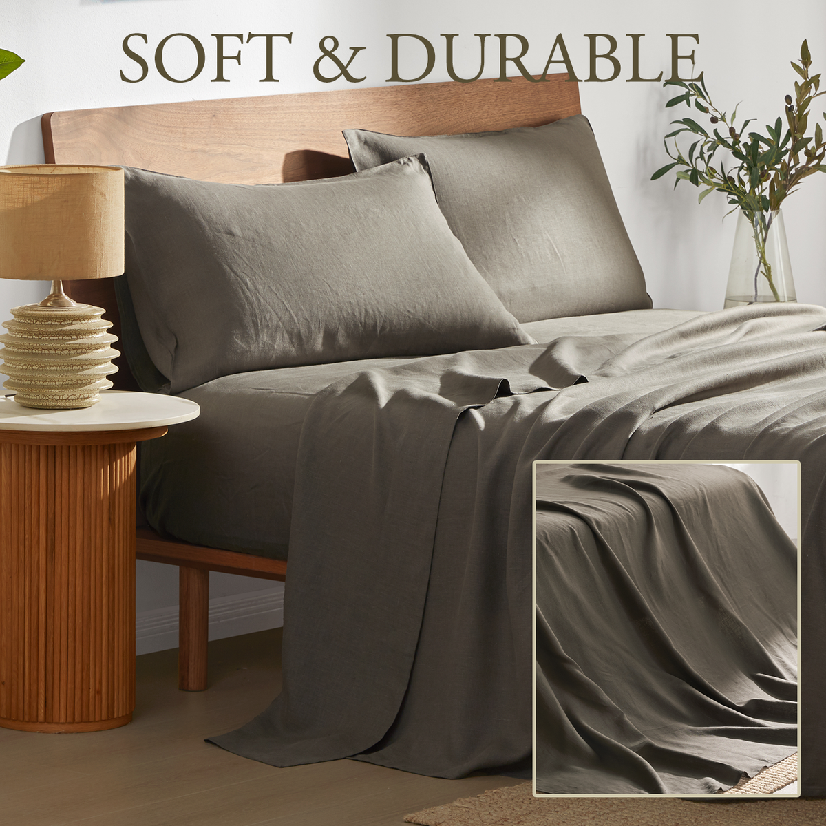 100% Linen Sheet Set