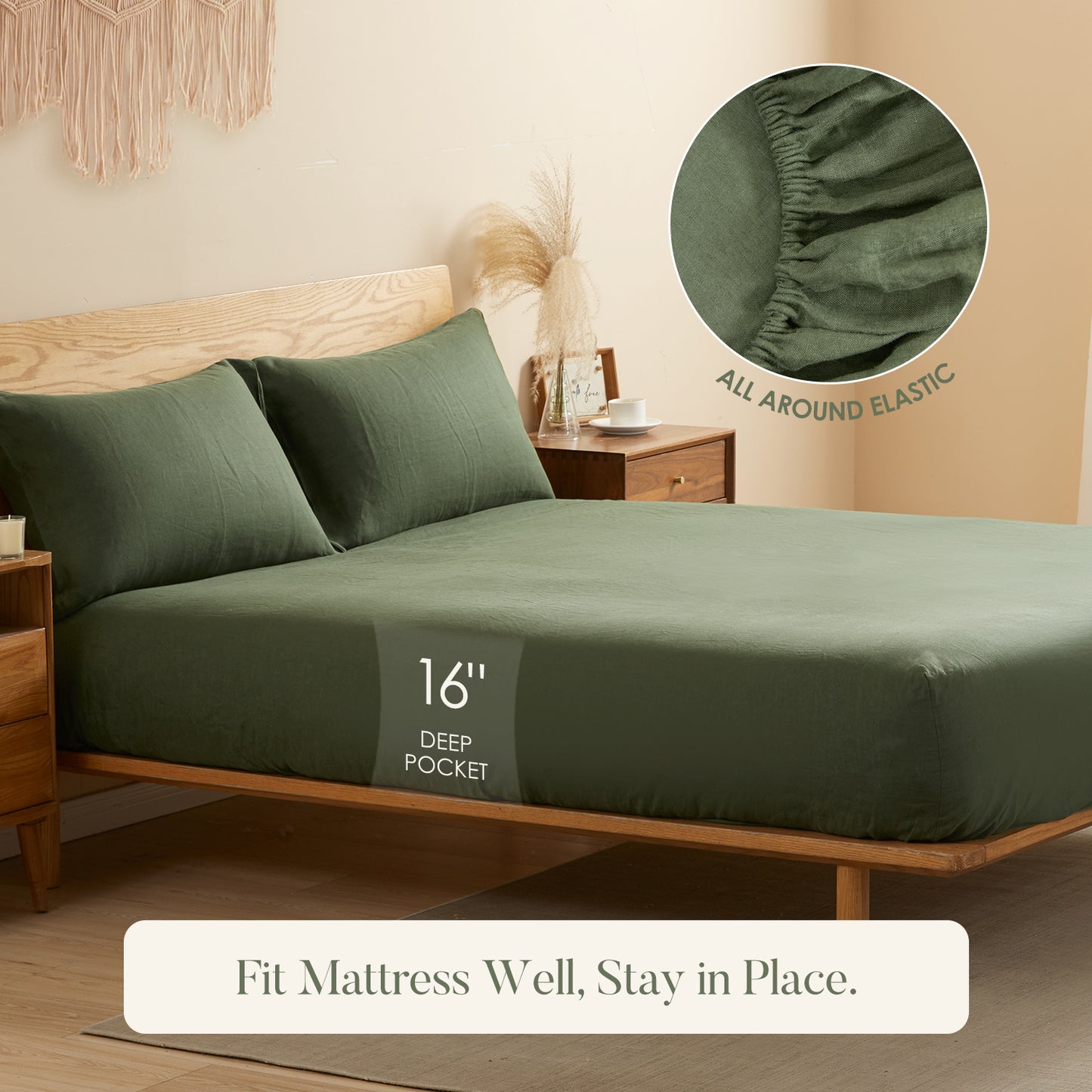 100% Linen Sheet Set