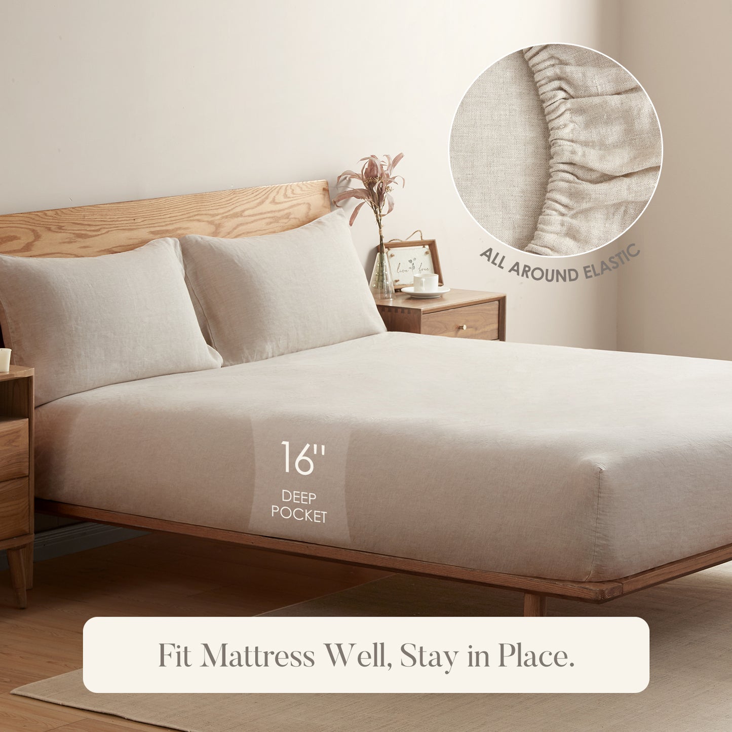 100% Linen Sheet Set