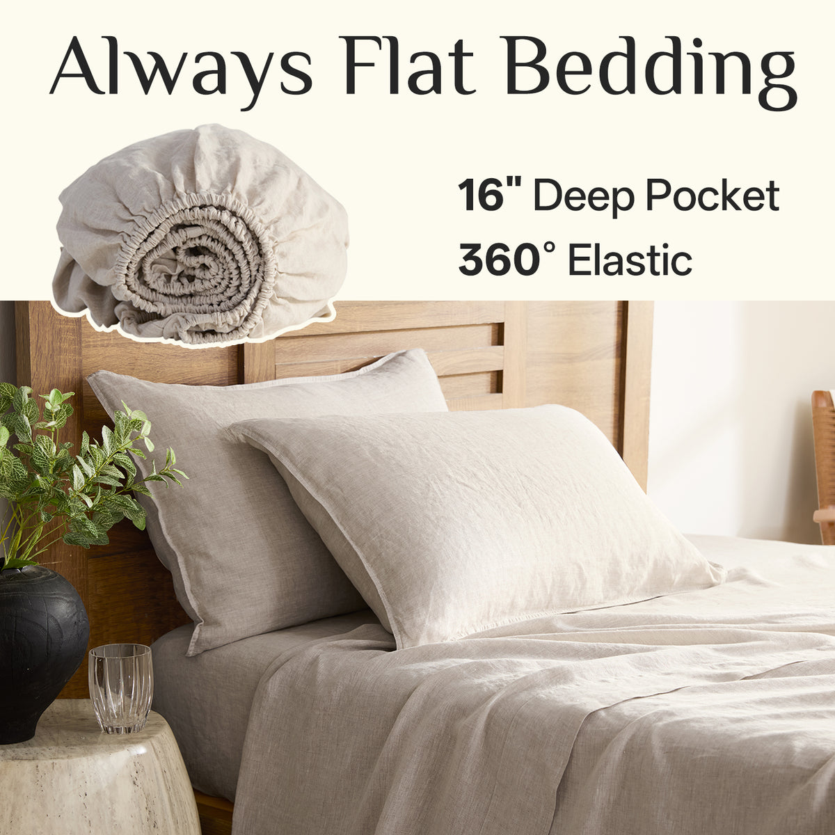 100% Linen Sheet Set