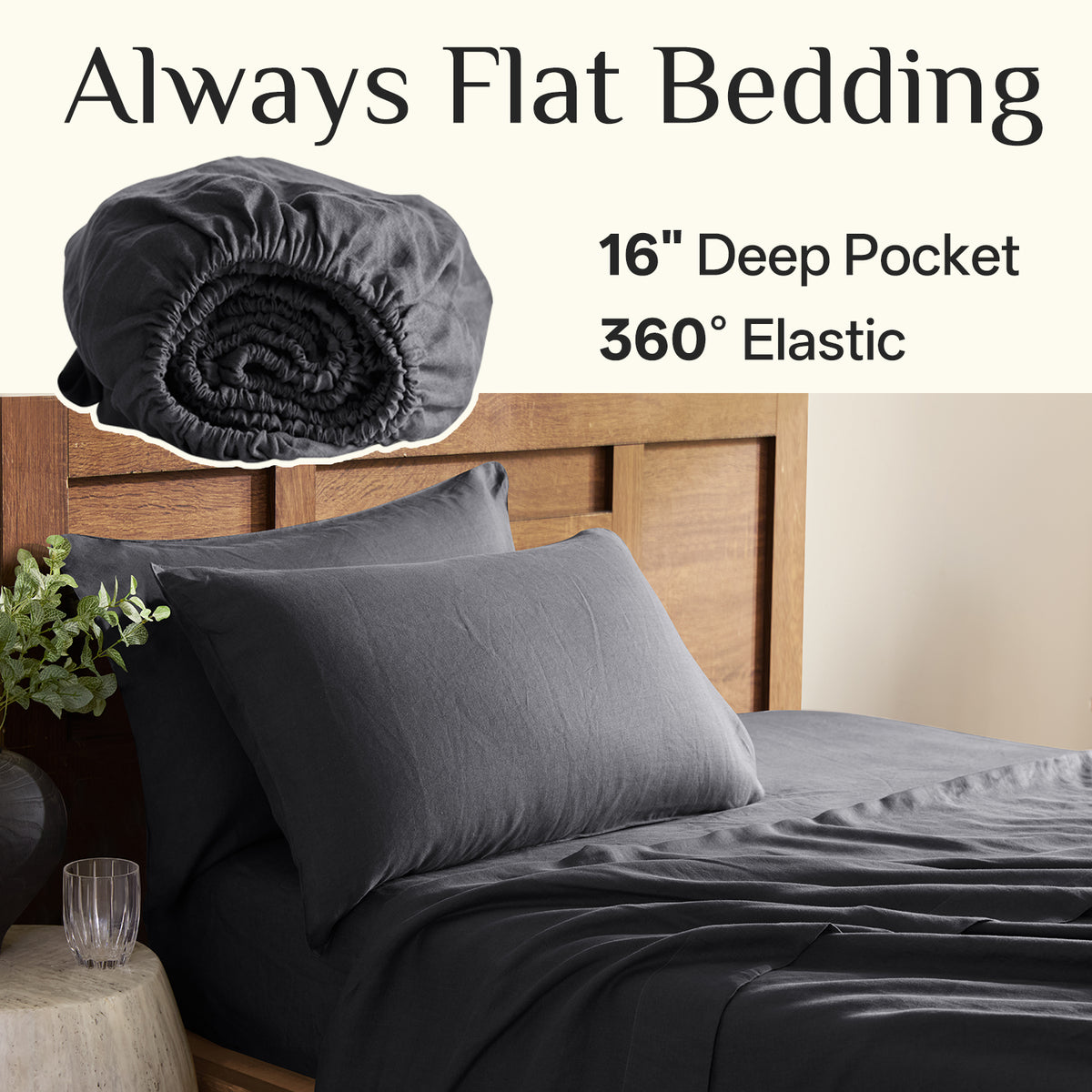 100% Linen Sheet Set