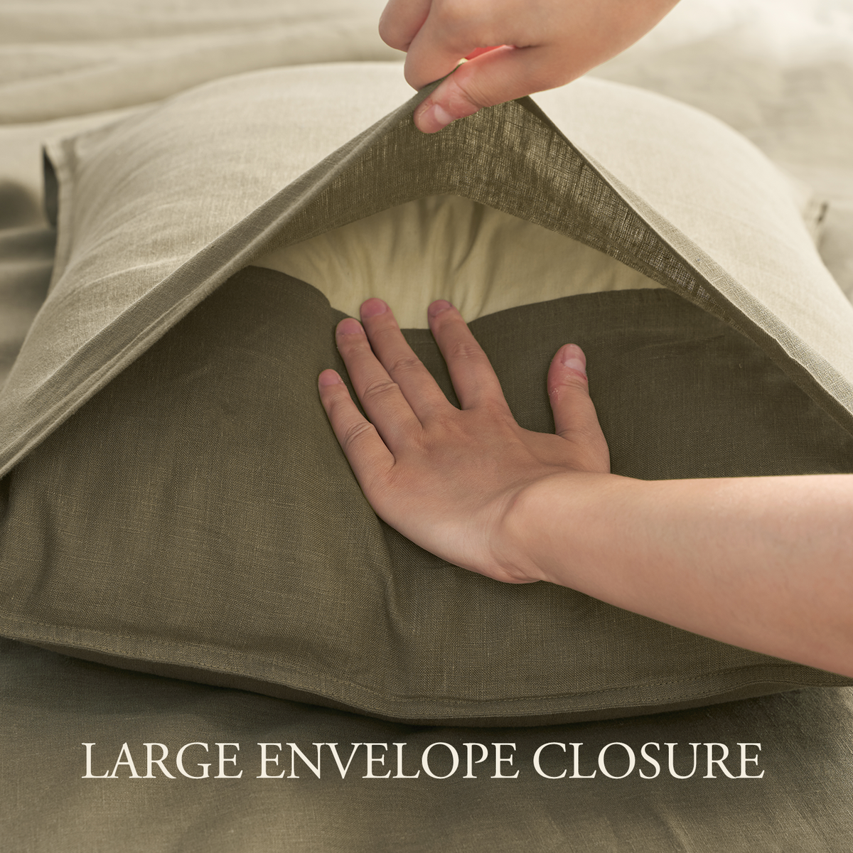 100% Linen Duvet Cover Set