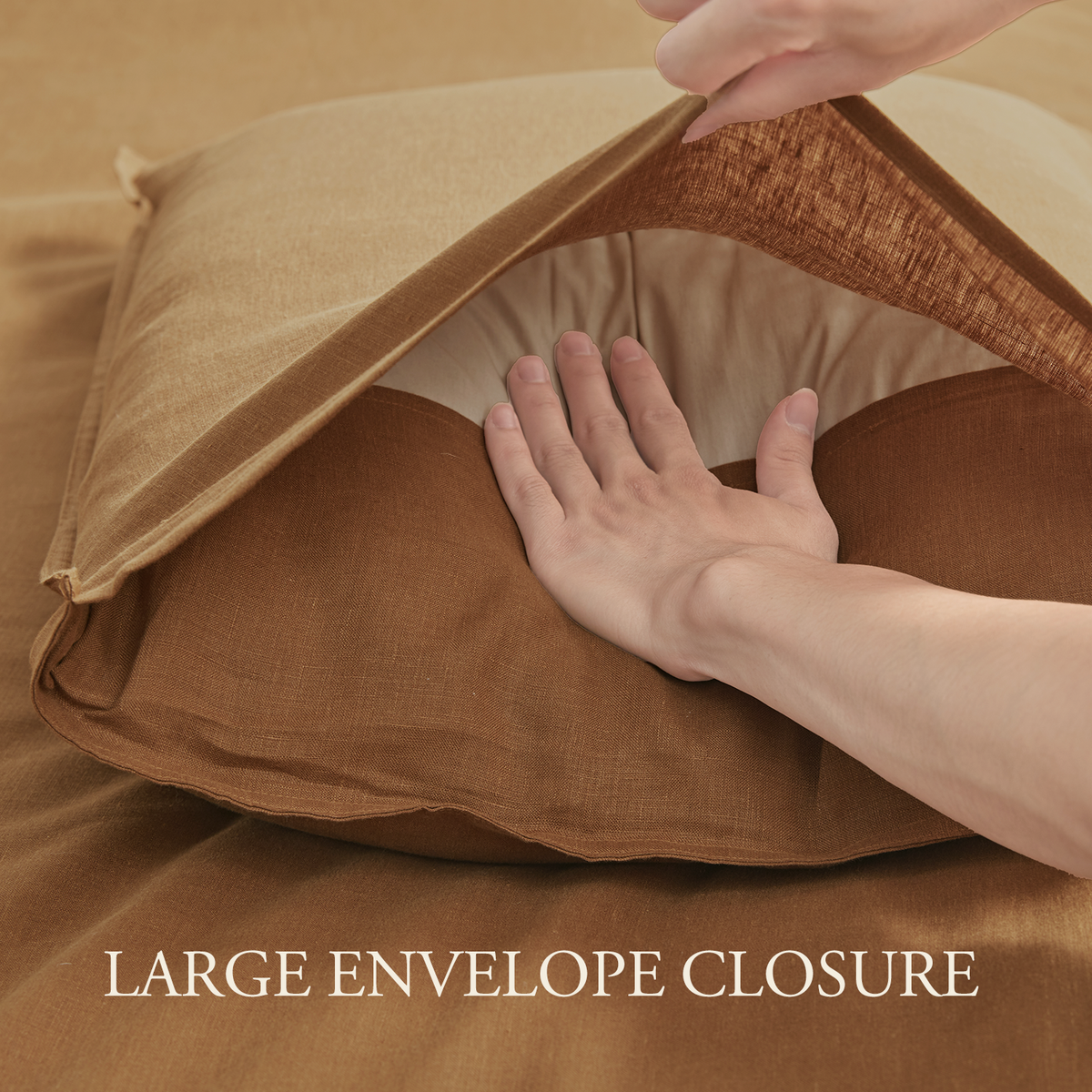 100% Linen Duvet Cover Set