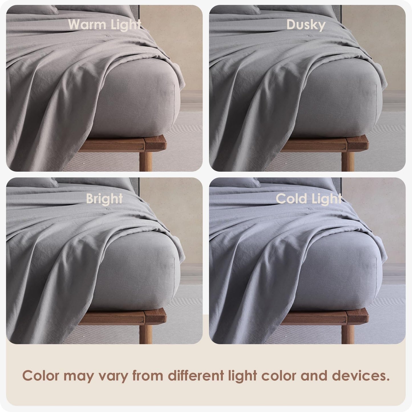100% Linen Fitted Sheet