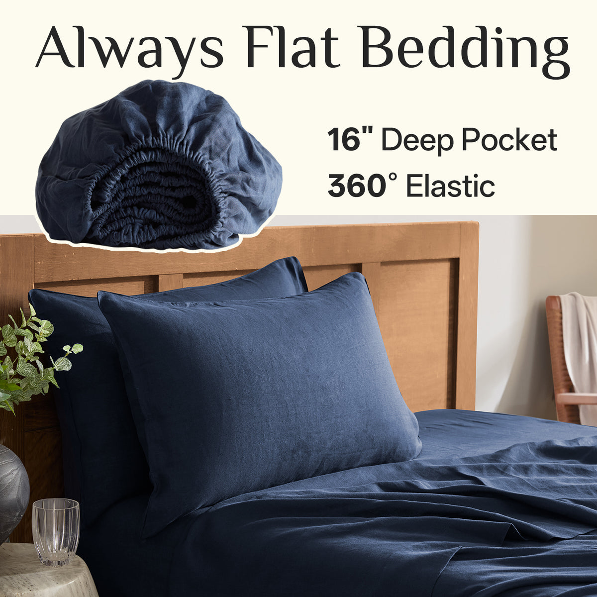 100% Linen Sheet Set